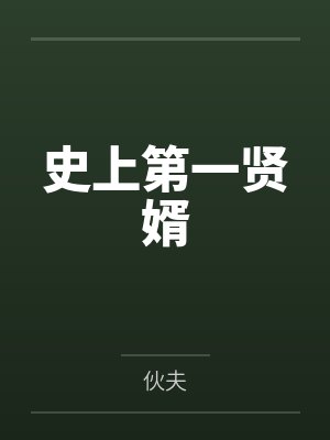 史上第一贤婿